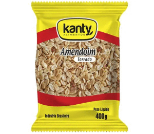 AMENDOIM TORRADO KANTY 400G