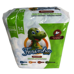 FRALDA FERINHA  EXG COM 14 UN