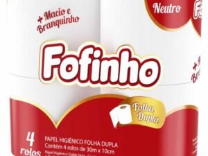 PAPEL HIG.FOFINHO NEUTRO FOL.DUPLA 4UN/30M