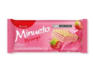 WAFER MINUETO MORANGO 81G