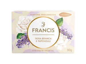 SABONETE FRANCIS ROSAS BRANCAS 90G