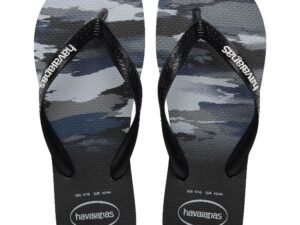 SANDALIA HAVAIANAS TOP CAMUFLADA PRETO/BRANCO 39/0