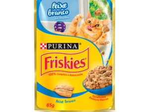 RACAO FRISKIES PEIXE BRANCO 85G