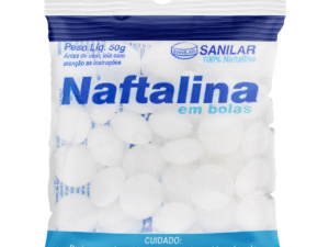 NAFTALINA EM BOLAS SANILAR 50G