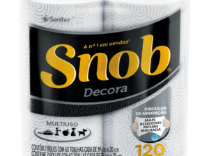 TOALHA PAPEL SNOB DECOR 60FLS