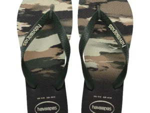 SANDALIA HAVAIANAS TOP CAMUFLADA PRETO/VERDE OLIVE 45/6