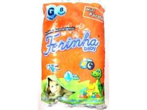 FRALDA MINI PACOTE G C/ 08 UN