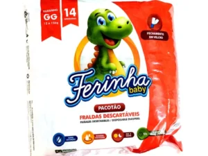FRALDA FERINHA GG COM 14 UN