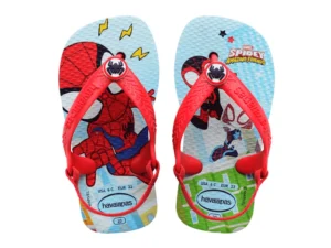 SANDALIA HAVAIANAS BABY MARVEL AZUL/VERMELHO 17/8