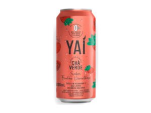 YAI CHA LATA VERDE FRUTAS VERMELHAS 290ML