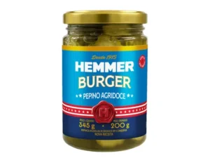 PEPINOS HEMMER AGRIDOCE 200 GR RODELAS BURGER