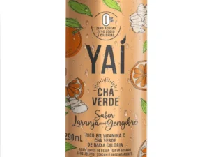 YAI CHA LATA VERDE LARANJA COM GENGIB 290ML