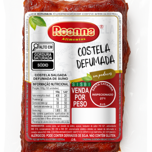 LINHA DEFUMADOS - costela defumada em pedaços Roanna pct pequeno kg